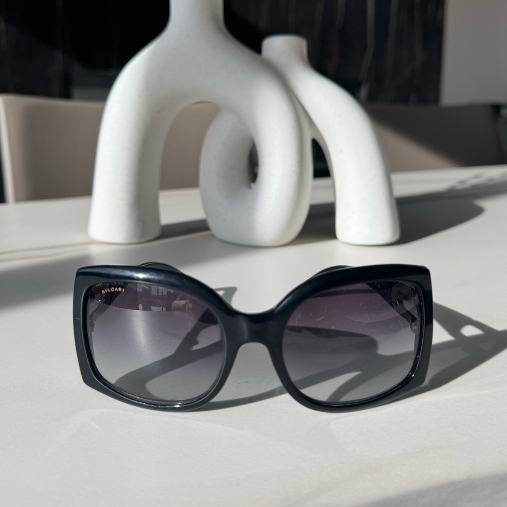 Bulgari Women's Black Gradient Sunglasses